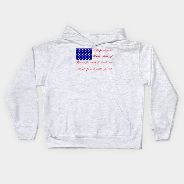 usa flag Kids Hoodie by YourLuckyTee